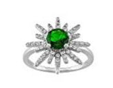 Sterling Silver Semi Mount Ring Setting Round RD Center主石mm - Syzjewelry